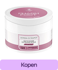 PHARM FOOT Derma Scraper verzachtende zout-suiker voetpeeling 200 g